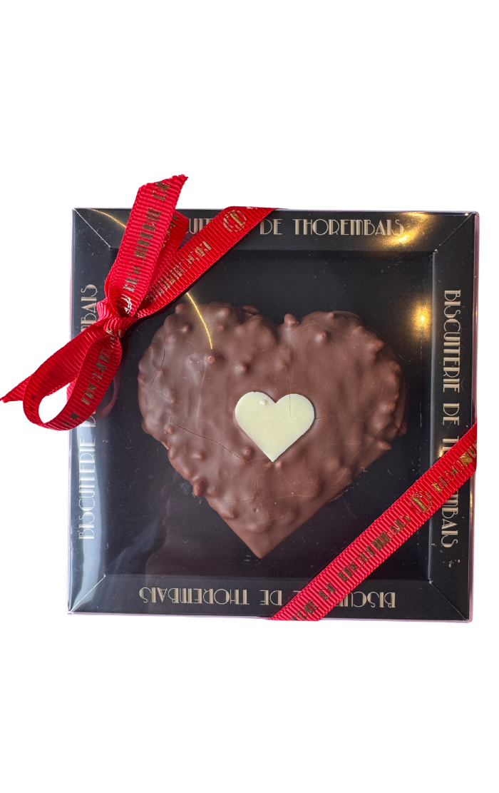 Coeur praliné gianduja édition Saint-Valentin