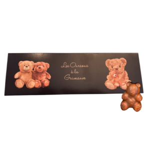Coffret d'oursons en guimauve - chocolat au lait